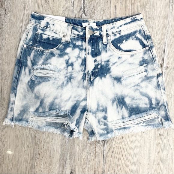 BP Shorts Bleached Cutoffs - Picture 1 of 8